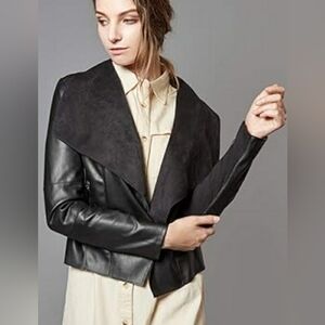 Bar lll Faux Leather Jacket